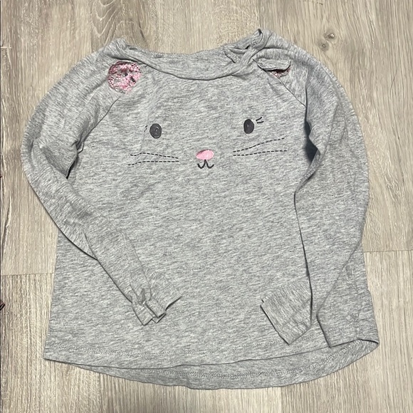 4/$30 Gray Kids Shirt with Cute Animal Design - Picture 1 of 1